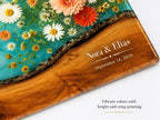 Floral Cutting Board, Personalized Charcuterie Board, Custom Kitchen Gift