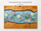 Housewarming Gift Cutting Board, Personalized Floral Board, Custom Kitchen Gift