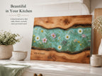 Personalized Cheese Board, Floral Cutting Board, Custom Couple Kitchen Gift