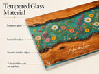 Personalized Cutting Board, Wildflower Chopping Board, Floral Kitchen Gift