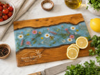 Housewarming Gift Cutting Board, Personalized Floral Board, Custom Kitchen Gift
