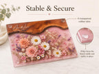 Bridal Shower Gift Cutting Board, Pink Floral Personalized Cheese Board