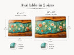 Floral Cutting Board, Personalized Charcuterie Board, Custom Kitchen Gift