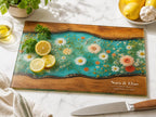Floral Cutting Board, Personalized Charcuterie Board, Custom Kitchen Gift