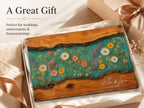 Personalized Cutting Board, Wildflower Chopping Board, Floral Kitchen Gift