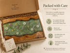 Personalized Cutting Board, Green Floral Chopping Board, Family Kitchen Gift