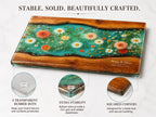 Floral Cutting Board, Personalized Charcuterie Board, Custom Kitchen Gift