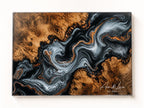 Personalized Chopping Board, Black Marble Glass Cutting Board, Custom Kitchen Gift
