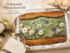 Personalized Cutting Board, Sage Floral Chopping Board, Housewarming Gift