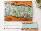 Personalized Charcuterie Board, Monogram Floral Cutting Board, Couple Gift