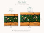Custom Glass Cutting Board: Blue Resin Style - Personalized Names Included