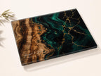Personalized Cutting Board, Emerald Black Chopping Board, Custom Kitchen Gift