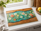 Floral Cutting Board, Personalized Charcuterie Board, Custom Kitchen Gift