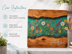 Personalized Cutting Board, Wildflower Chopping Board, Floral Kitchen Gift