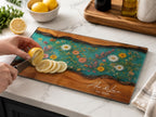 Personalized Cutting Board, Wildflower Chopping Board, Floral Kitchen Gift