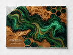 Custom Glass Cutting Board: Purple Geode Style - Personalized Names