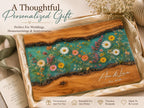 Personalized Cutting Board, Wildflower Chopping Board, Floral Kitchen Gift