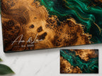Personalized Green Chopping Board, Wood Grain Charcuterie Board, Wedding Gift Idea