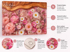 Personalized Floral Cutting Board, Pink Wildflower Glass Board, Custom Kitchen Gift