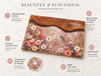 Personalized Glass Cutting Board: Purple Geode Design with Names