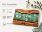 Personalized Cheese Board, Floral Cutting Board, Custom Couple Kitchen Gift
