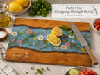 Housewarming Gift Cutting Board, Personalized Floral Board, Custom Kitchen Gift