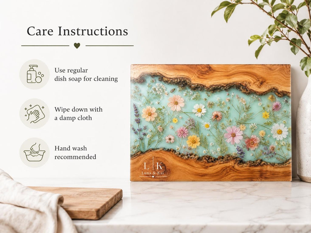 Personalized Charcuterie Board, Monogram Floral Cutting Board, Couple Gift