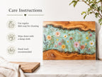 Personalized Charcuterie Board, Monogram Floral Cutting Board, Couple Gift